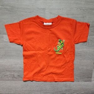 Caribbean Side Boy's Youth Cancun Mexico Lizard Graphic Short Sleeve Shirt Small